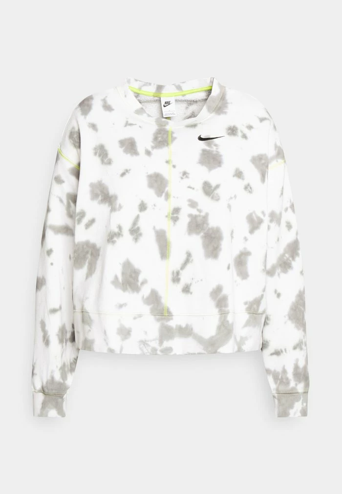Nike Sportswear CREW - Sweatshirt - Flat Pewter/atomic Green/black - Image 7