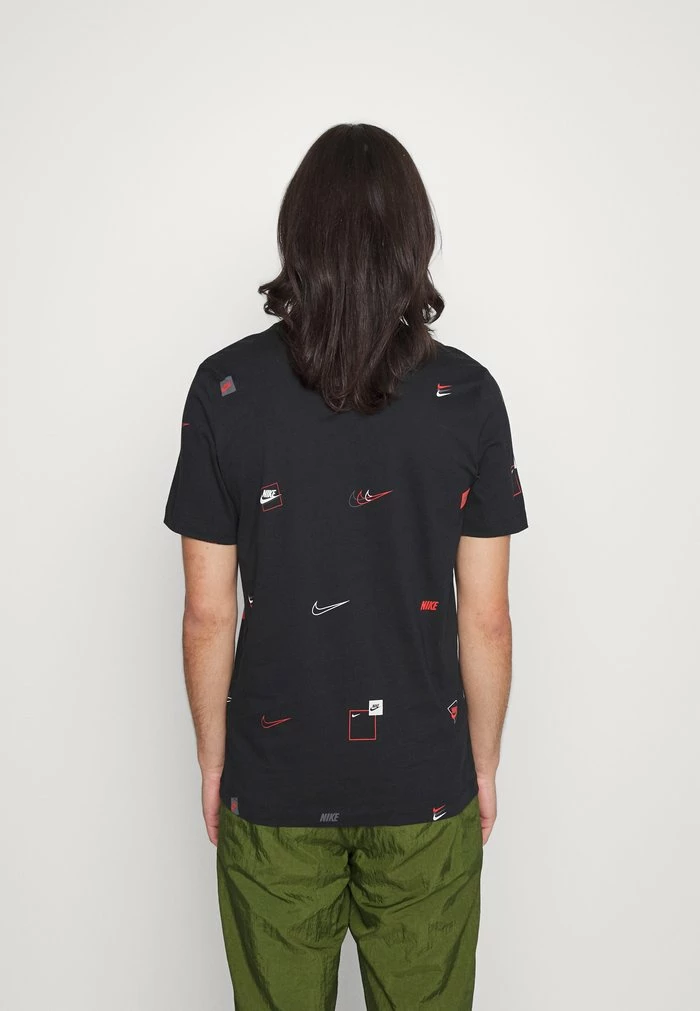 Nike Sportswear LOGO TEE - Print T-shirt - Black - Image 3
