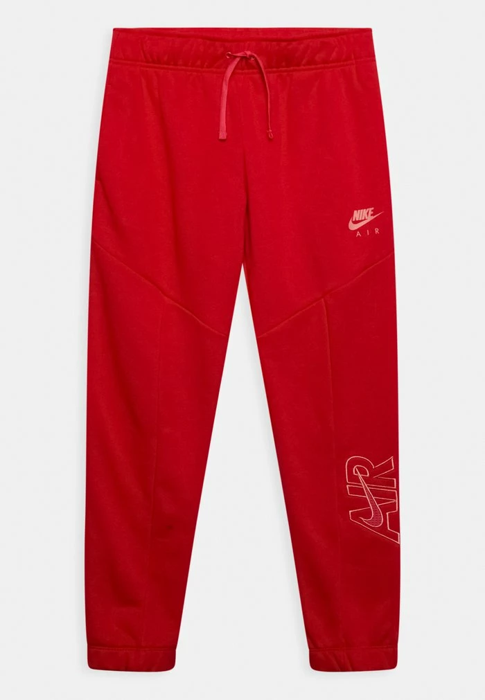Nike Sportswear AIR PANT - Tracksuit Bottoms - University Red/rush Pink/pink Salt