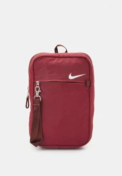 Nike Sportswear ESSENTIALS UNISEX - Across Body Bag - Bronze Eclipse/gym Red/white