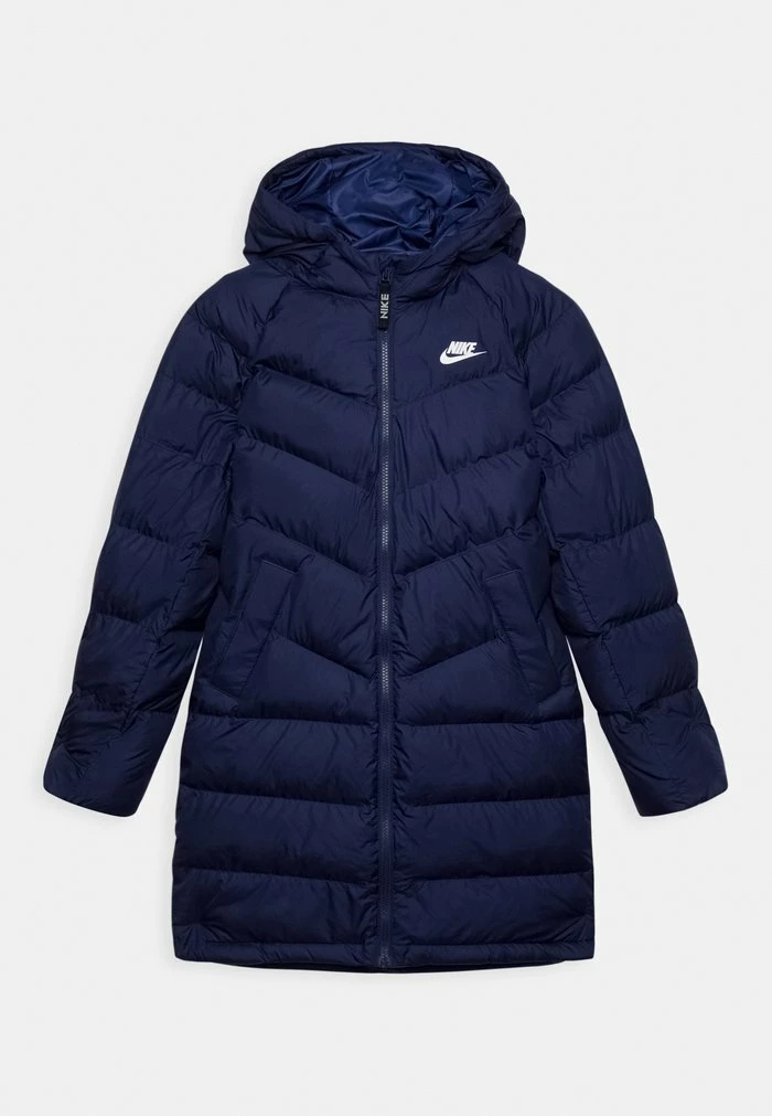 Nike Sportswear UNISEX - Winter Coat - Midnight Navy White
