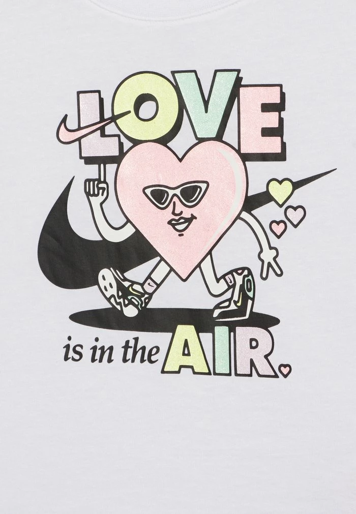 Nike Sportswear LOVE IS IN THE AIR - Print T-shirt - White - Image 3