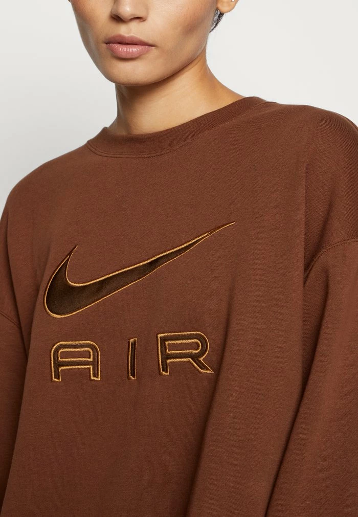 Nike Sportswear AIR CREW - Sweatshirt - Cacaowow/ale Brown - Image 6