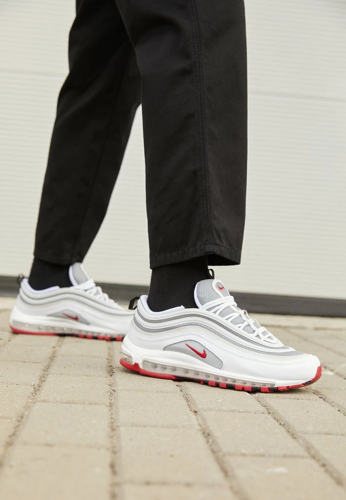 Nike Sportswear AIR MAX 97 - Trainers - White/varsity Red/particle Grey/photon Dust/black - Image 2