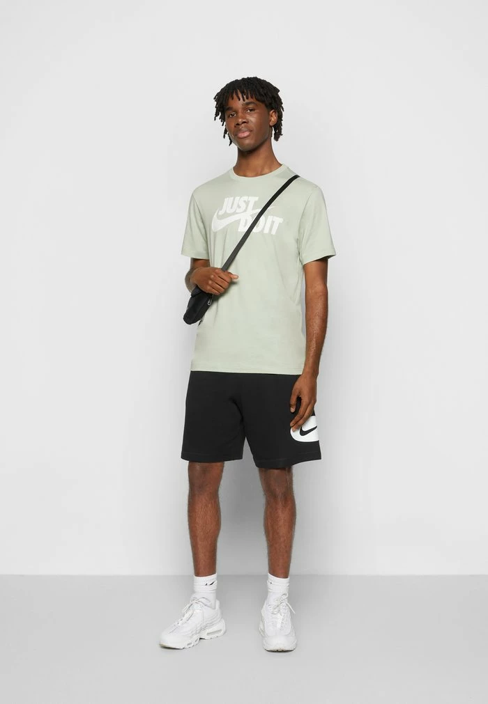 Nike Sportswear TEE JUST DO IT - Print T-shirt - Seafoam/white - Image 2