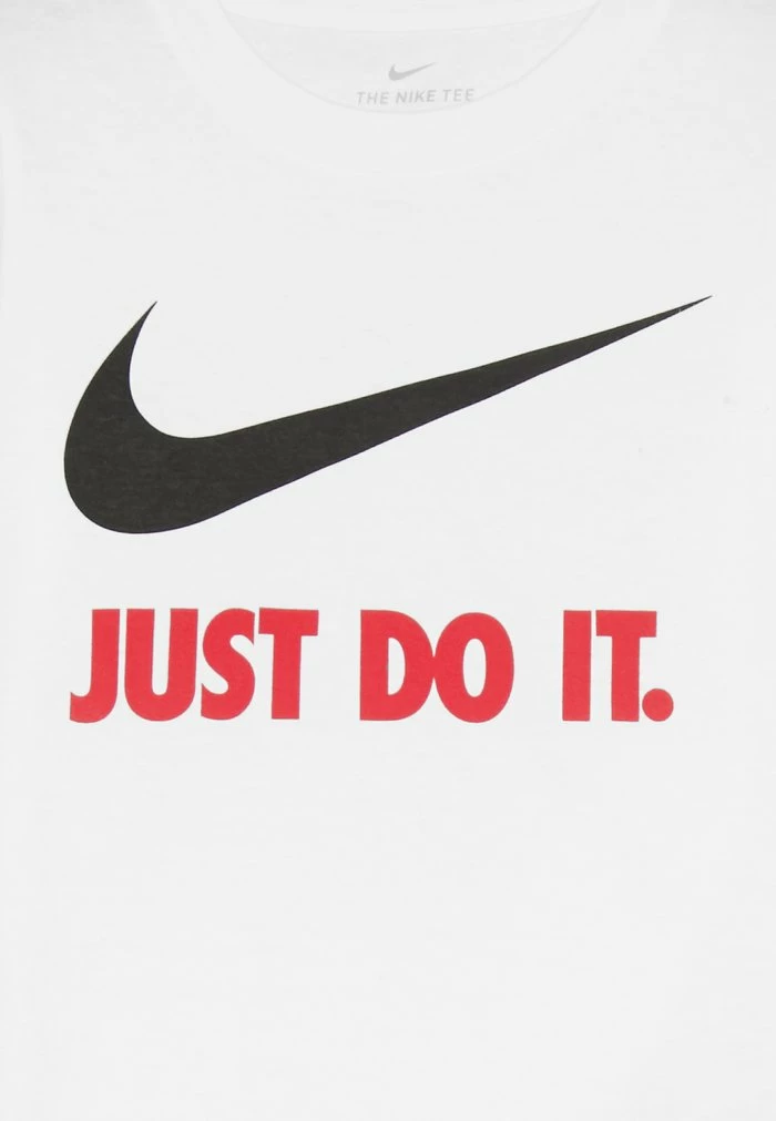 Nike Sportswear TEE - Print T-shirt - White/red - Image 4