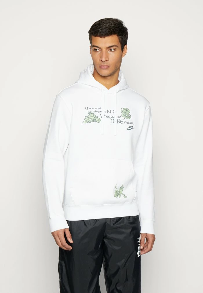 Nike Sportswear HOODIE OPEN CONCEPT - Sweatshirt - White