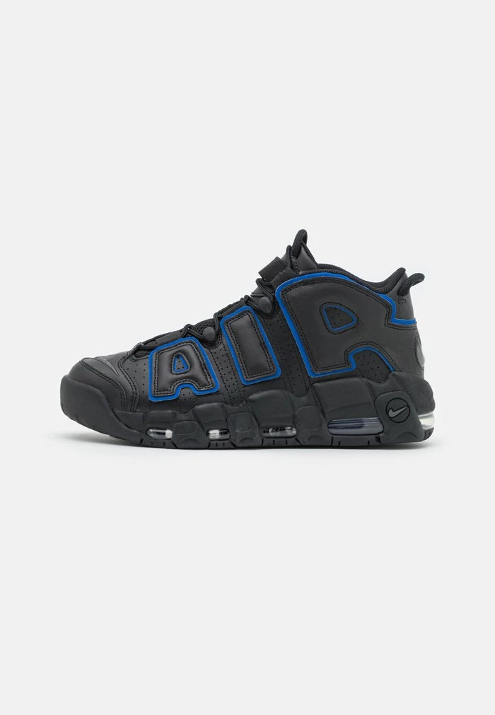 Nike Sportswear AIR MORE UPTEMPO 96 RB - High-top Trainers - Black/iron Grey/game Royal