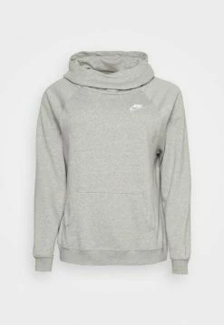 Nike Sportswear PLUS - Sweatshirt - Dark Grey Heather/white