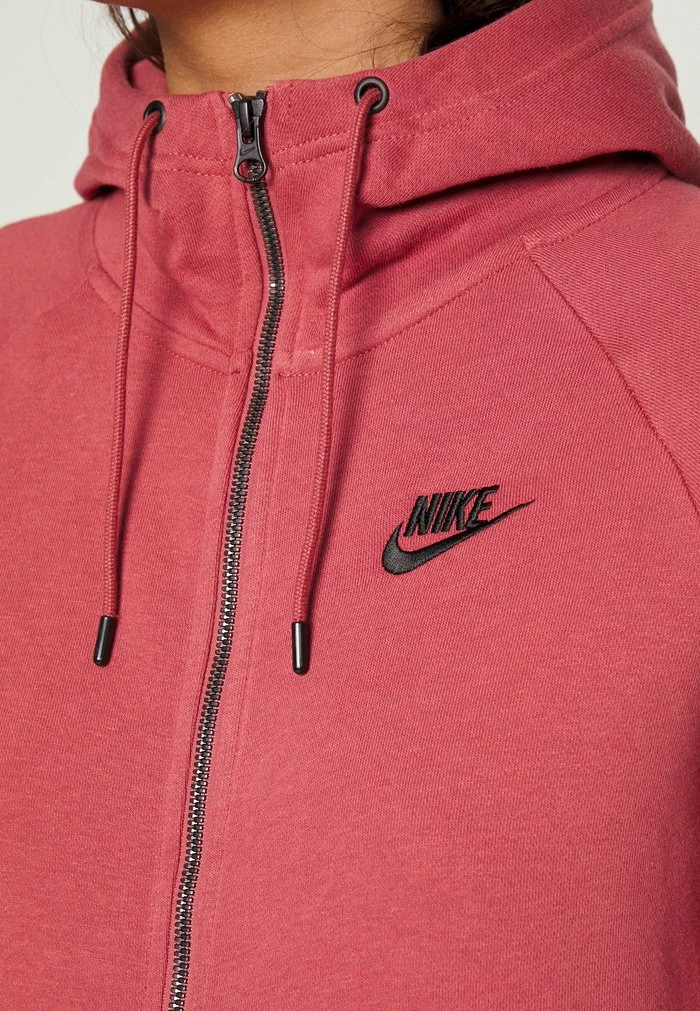Nike Sportswear HOODIE - Zip-up Sweatshirt - Canyon Rust/black - Image 5