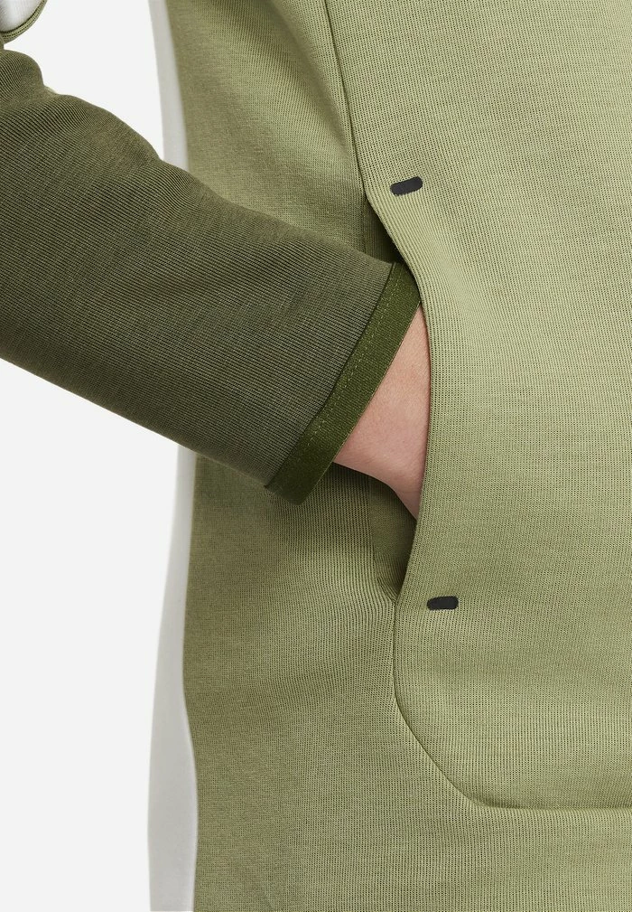 Nike Sportswear B NSW TCH FLC FZ UNISEX - Zip-up Sweatshirt - Summit White/alligator/rough Green/(black) - Image 5