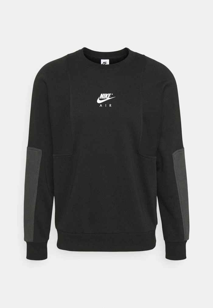 Nike Sportswear AIR CREW - Sweatshirt - Black/anthracite/white - Image 5