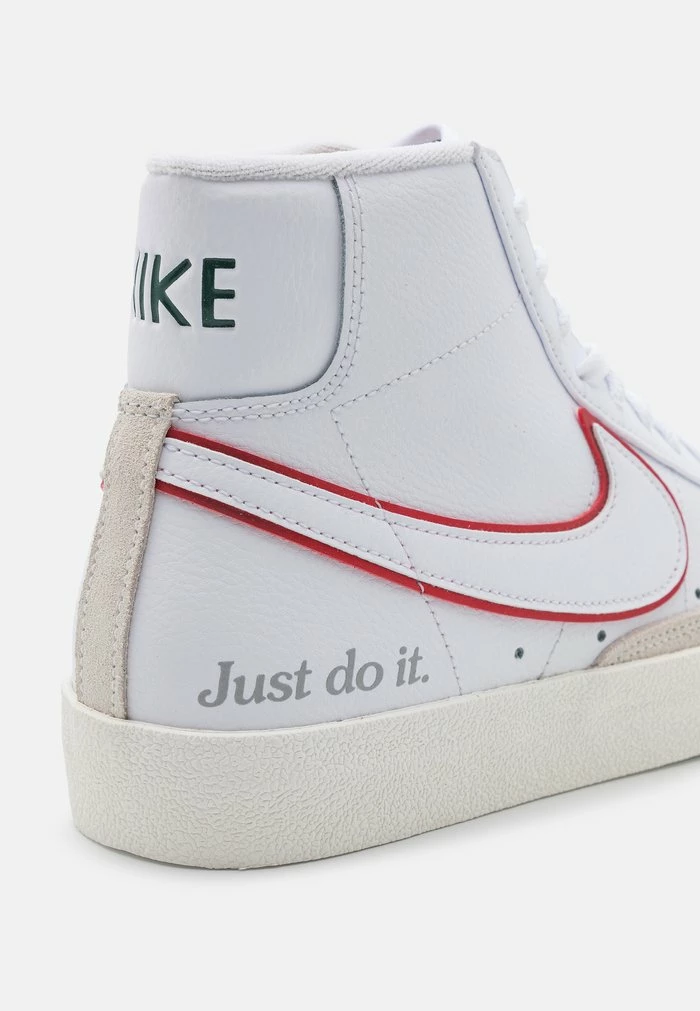 Nike Sportswear BLAZER MID '77 - High-top Trainers - White/university Red/noble Green/metallic Silver/sail/summit White - Image 6