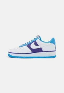 Nike Sportswear AIR FORCE 1 '07 LV8 EMB - Trainers - White/coast/field Purple