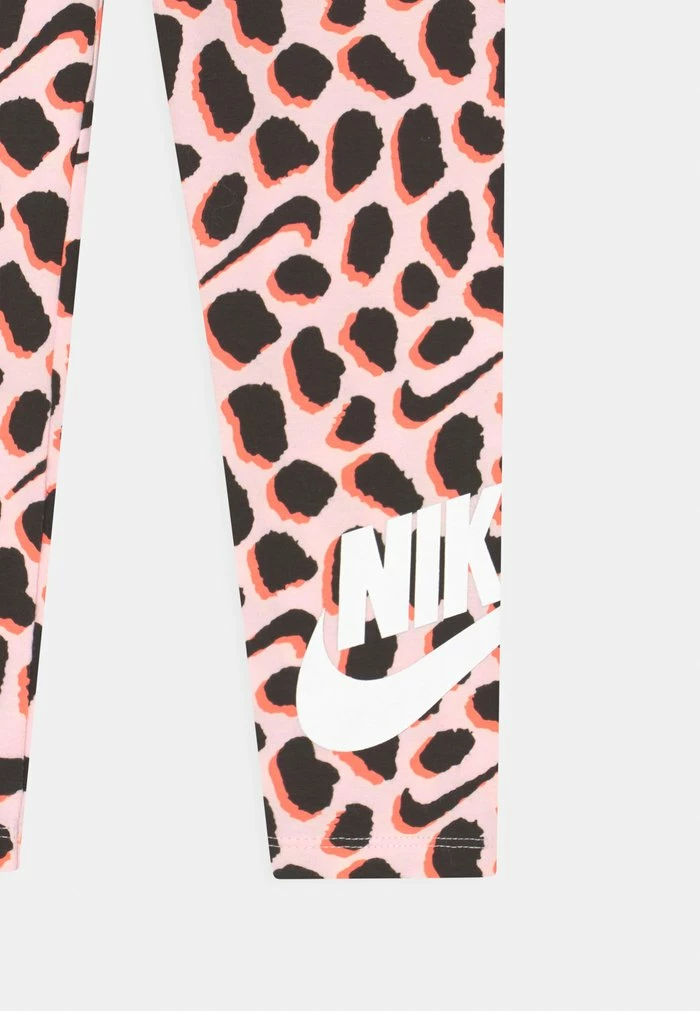 Nike Sportswear WILDFLOWER SHIRRED LEOPARD - Leggings - Trousers - Pink Foam - Image 3