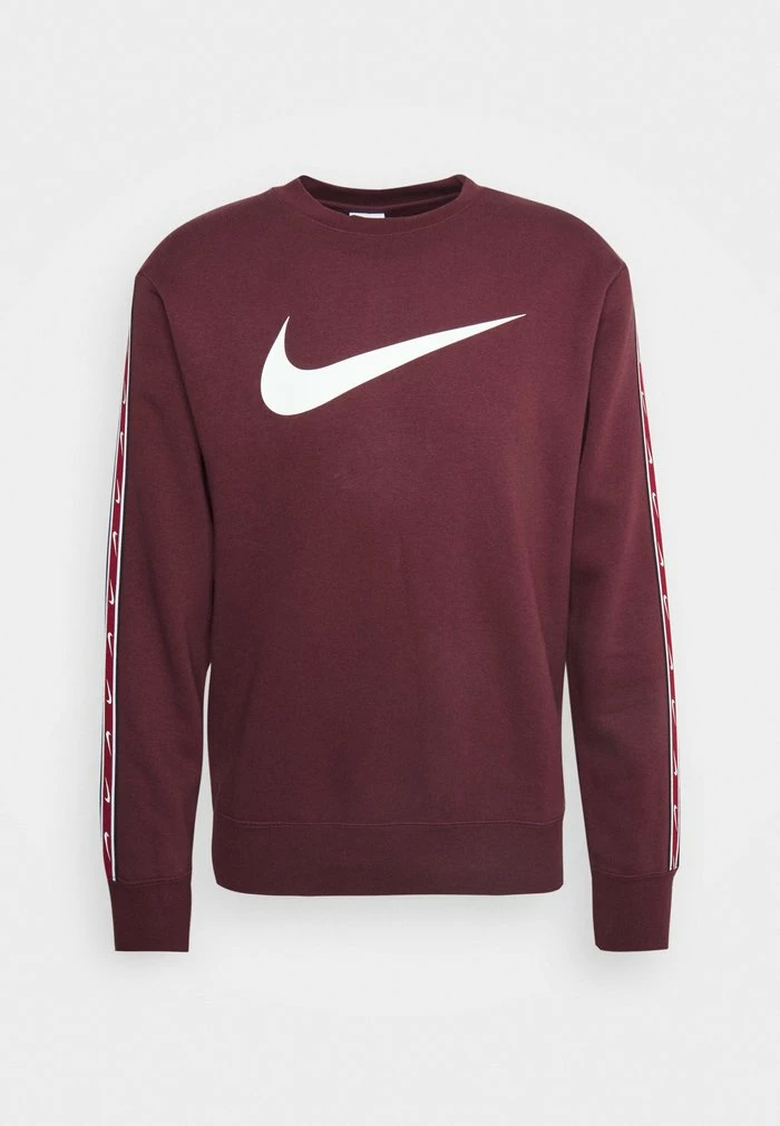 Nike Sportswear REPEAT CREW - Sweatshirt - Burgundy Crush/white - Image 7