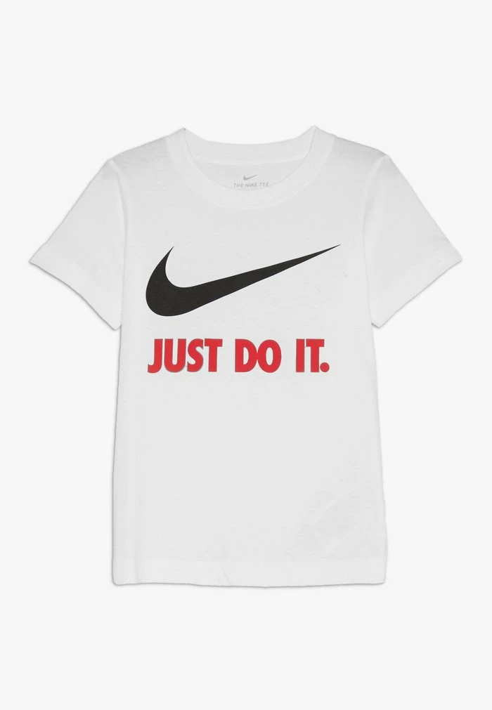 Nike Sportswear TEE - Print T-shirt - White/red