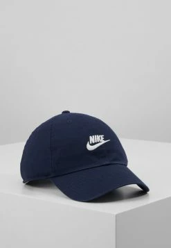 Nike Sportswear HERITAGE FUTURA WASHED HAT UNISEX - Cap - Obsidian/obsidian/white