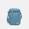 Nike Sportswear HERITAGE UNISEX - Across Body Bag - Worn Blue/white
