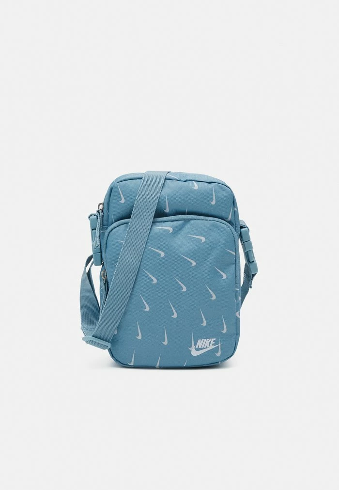 Nike Sportswear HERITAGE UNISEX - Across Body Bag - Worn Blue/white