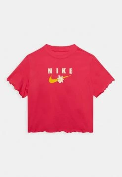 Nike Sportswear ENERGY FRILLY TEE - Print T-shirt - Rush Pink