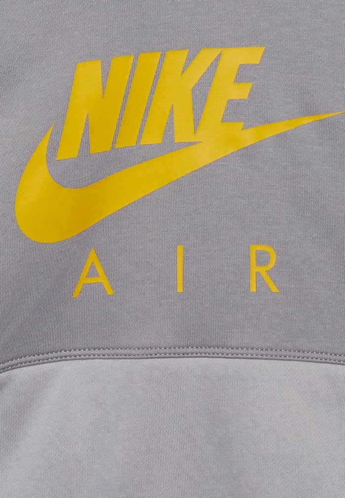 Nike Sportswear AIR HOODIE - Hoodie - Particle Grey/light Smoke Grey/white/(vivid Sulfur) - Image 3