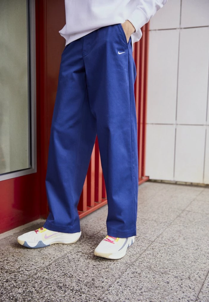 Nike Sportswear NIKE LIFE PANT TROUSERS - Trousers - Midnight Navy