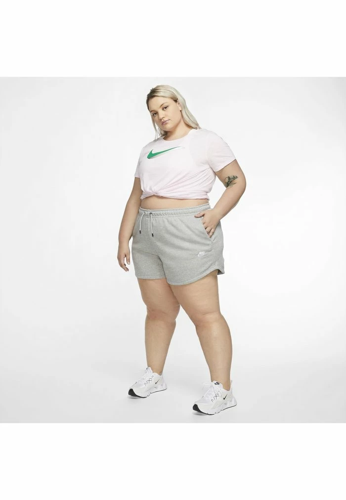 Nike Sportswear Shorts - Dark Grey Heather/white - Image 2