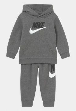 Nike Sportswear HODIE SET UNISEX - Tracksuit - Carbon Heather