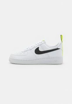 Nike Sportswear AIR FORCE 1 07 WT UNISEX - Trainers - White/black/volt