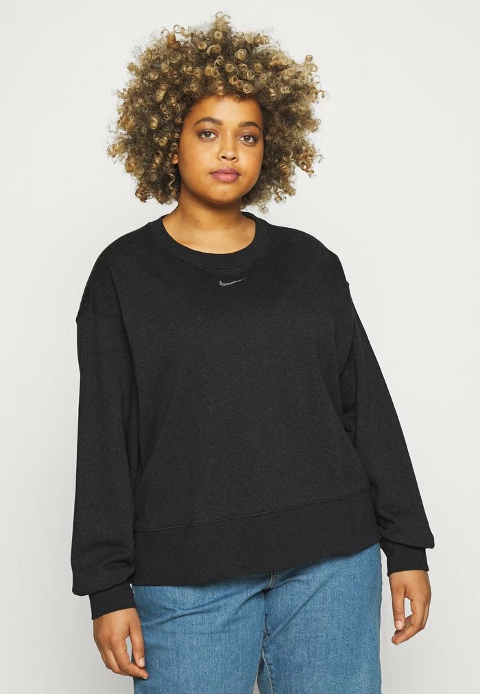 Nike Sportswear CREW PLUS - Sweatshirt - Black