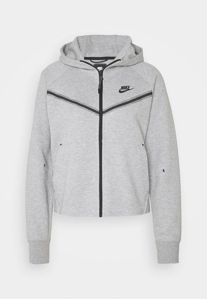 Nike Sportswear Hoodie - Dk Grey Heather/black - Image 4