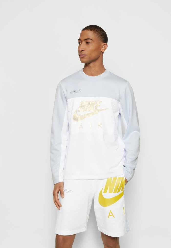Nike Sportswear AIR CREW - Sweatshirt - Football Grey/white - Image 3