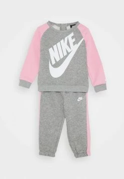 Nike Sportswear FUTURA CREW SET - Sweatshirt - Dark Grey Heather