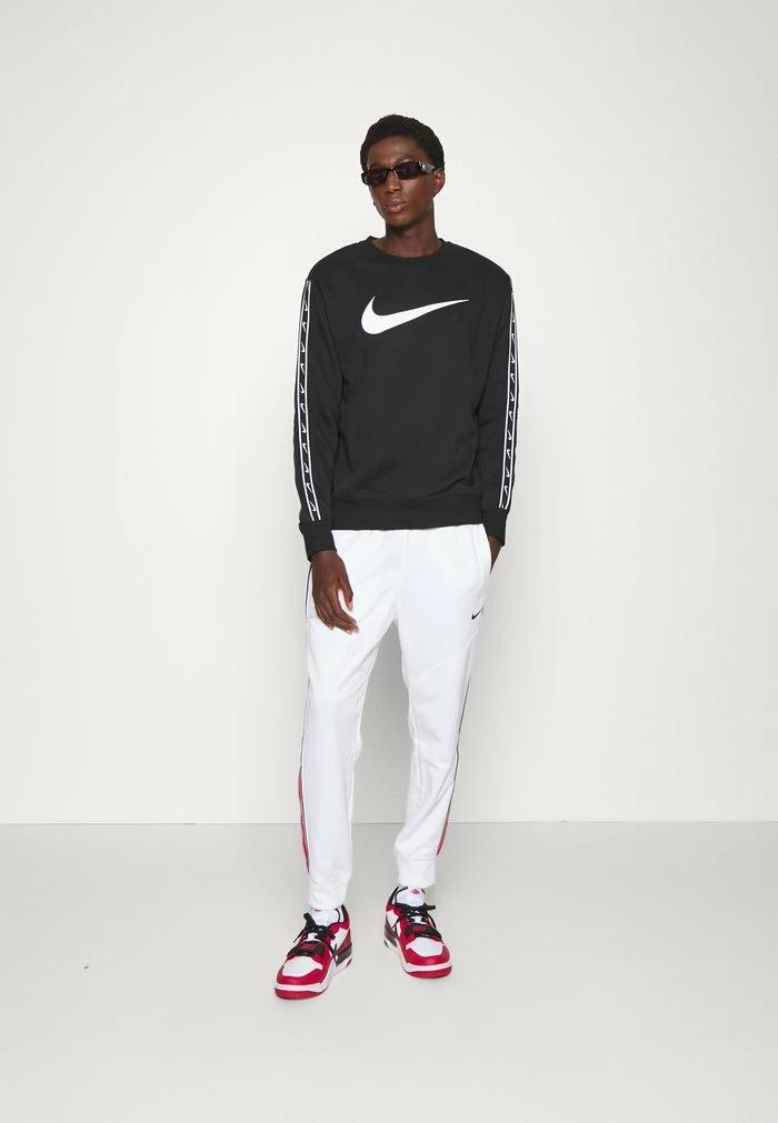 Nike Sportswear REPEAT CREW - Sweatshirt - Black/white - Image 2