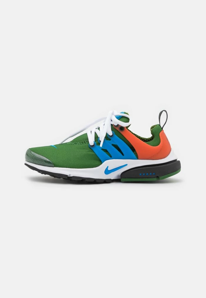 Nike Sportswear AIR PRESTO UNISEX - Trainers - Forest Green/photo Blue/team Orange/white/black