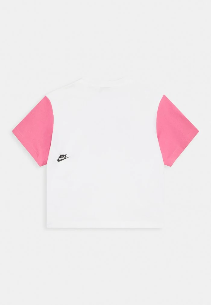 Nike Sportswear BOXY TEE - Print T-shirt - White/pinksicle - Image 2