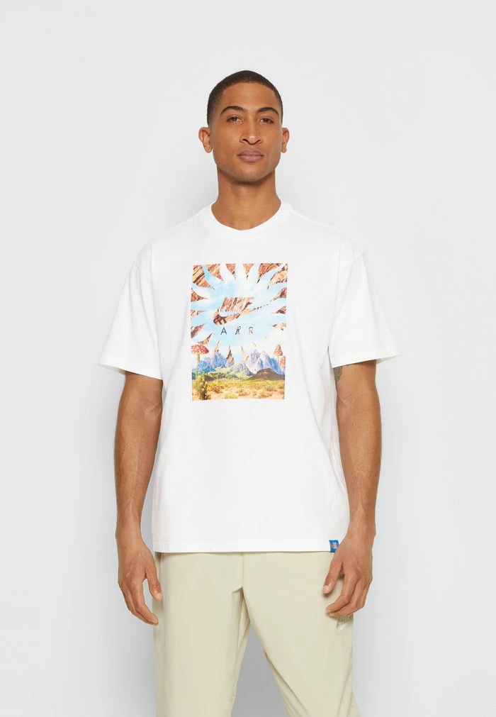 Nike Sportswear OPEN TEE - Print T-shirt - White - Image 3