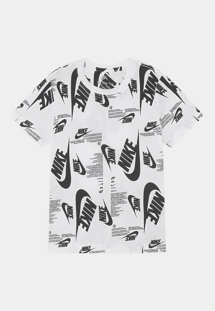 Nike Sportswear FUTURA BRANDING UNISEX - Print T-shirt - White
