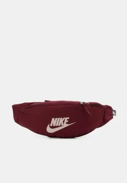 Nike Sportswear HERITAGE WAISTPACK UNISEX - Bum Bag - Dark Beetroot/dark Beetroot/pink Oxford
