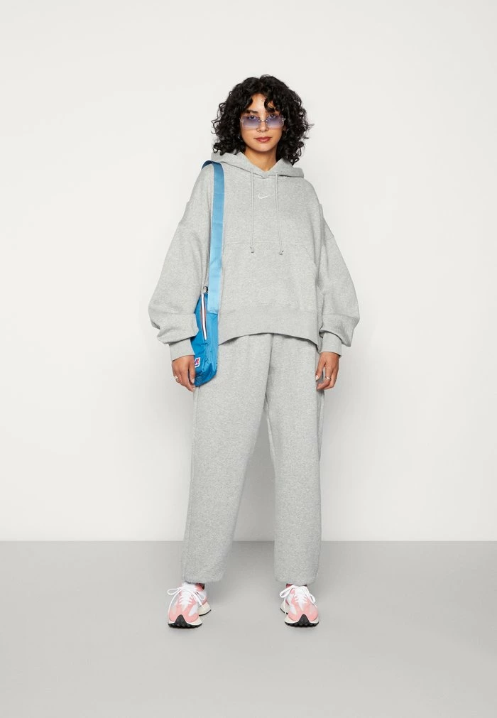 Nike Sportswear HIGH RISE PANT - Tracksuit Bottoms - Grey Heather - Image 2