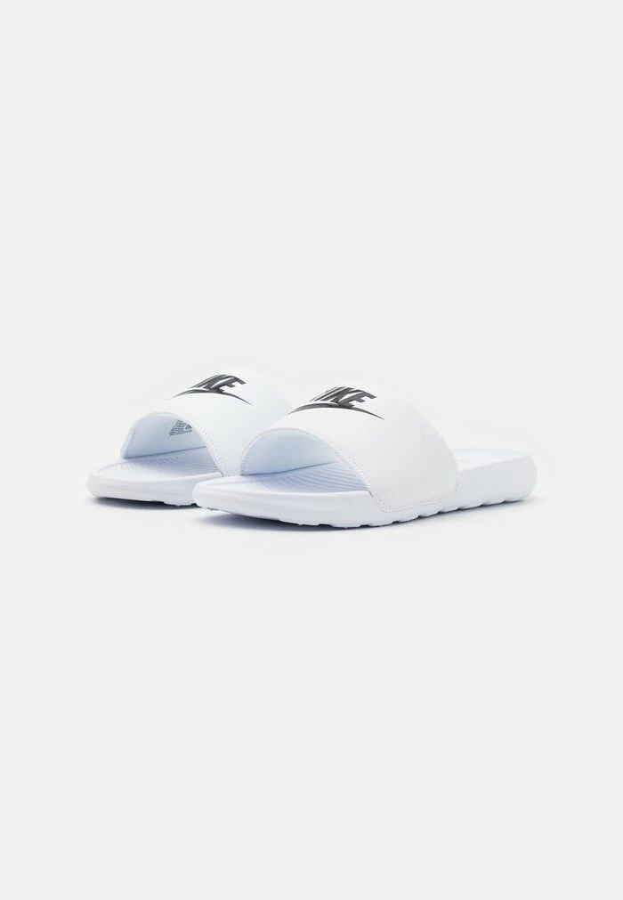 Nike Sportswear VICTORI ONE SLIDE - Mules - White/black - Image 2