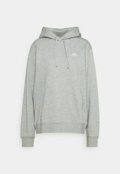 Nike Sportswear M NSW CLUB HOODIE PO FT - Hoodie - Grey Heather/matte Silver/white