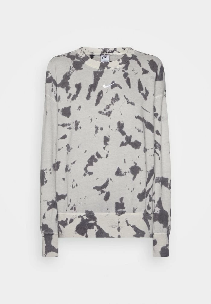 Nike Sportswear DYE CREW - Sweatshirt - Black/white - Image 5