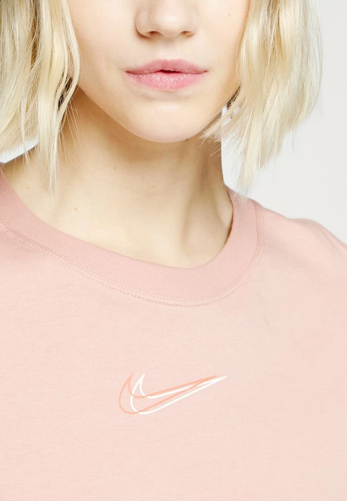 Nike Sportswear CROP TEE - Print T-shirt - Rose Whisper White - Image 8