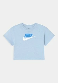 Nike Sportswear CLUB BOXY TEE - Print T-shirt - Football Grey Heather