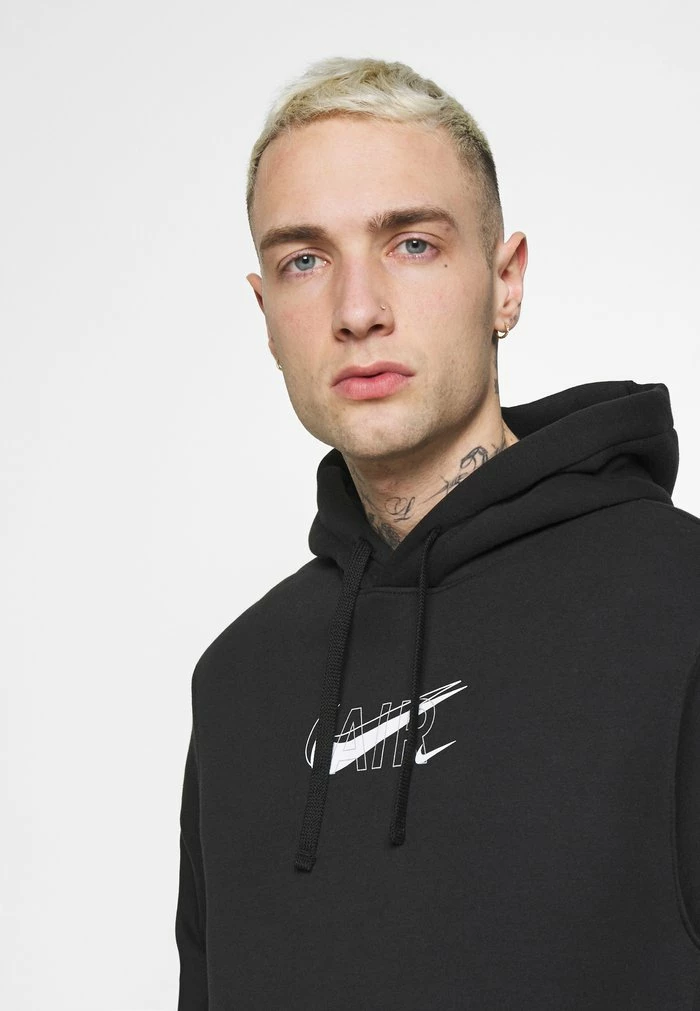 Nike Sportswear HOODIE AIR - Hoodie - Black/reflective - Image 4