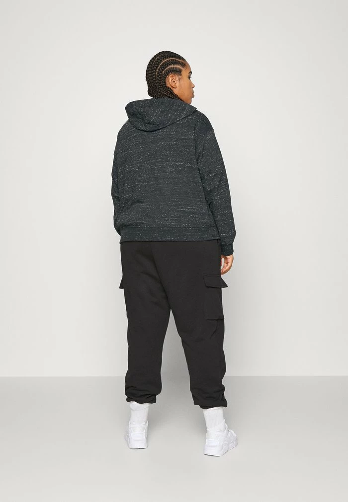 Nike Sportswear GYM EASY HOODIE - Zip-up Sweatshirt - Black/white - Image 3