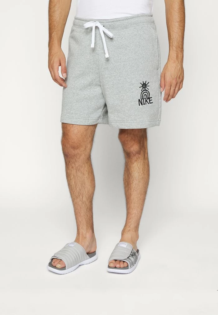 Nike Sportswear Shorts - Dark Grey Heather/white/black - Image 4