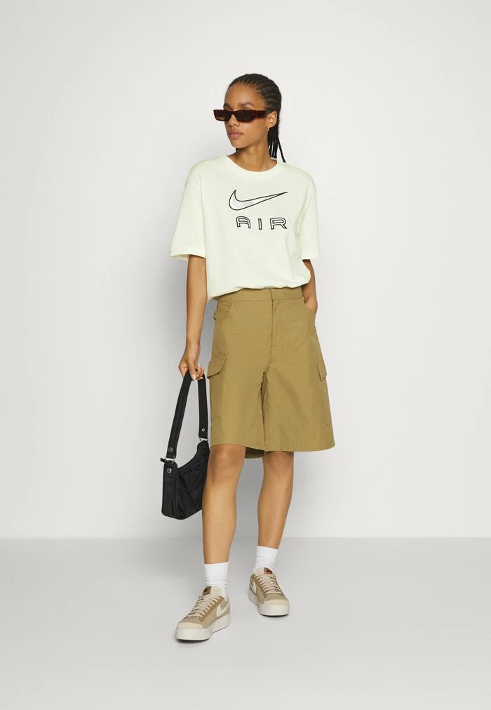 Nike Sportswear TEE AIR - Print T-shirt - Sail/black - Image 2